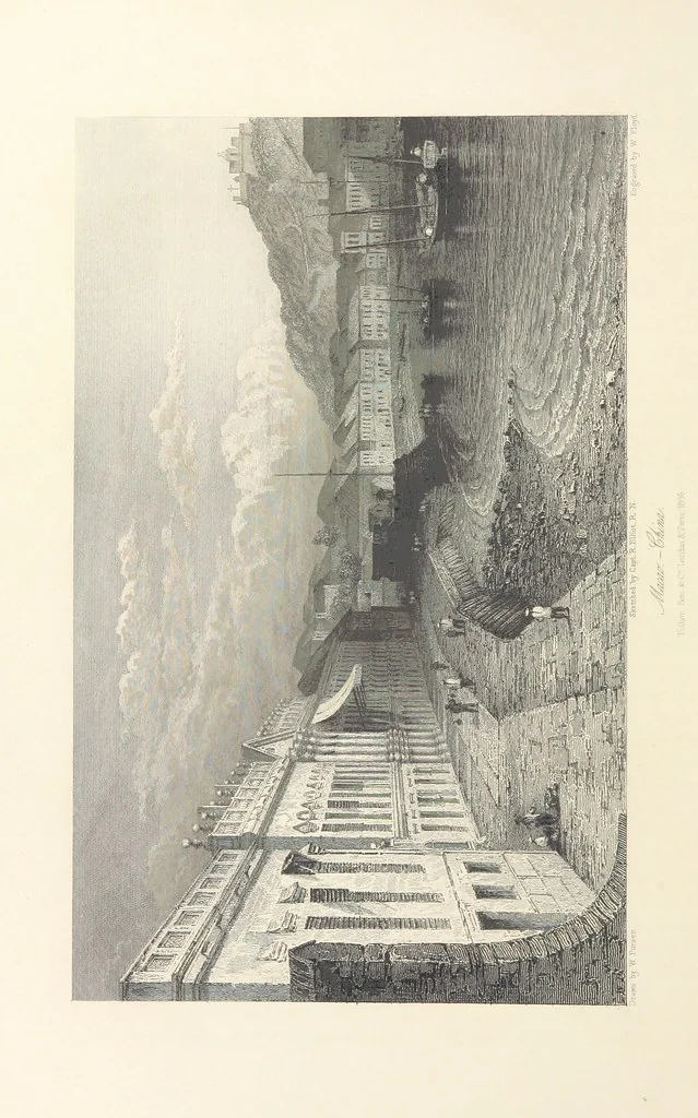 An illustration from Hindostan; its landscapes, palaces, temples, tombs; the shores of the Red Sea; and the ... scenery of the Himalaya Mountains, illustrated in a series of views. With descriptions by E. Roberts, 1850, leaf 208