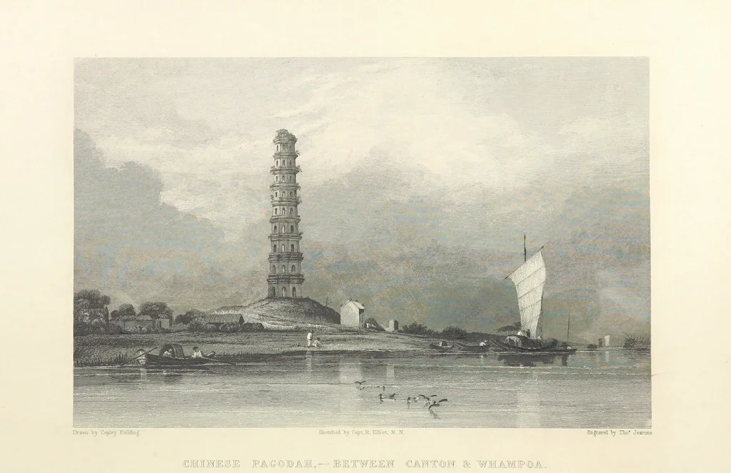 An illustration from Hindostan; its landscapes, palaces, temples, tombs; the shores of the Red Sea; and the ... scenery of the Himalaya Mountains, illustrated in a series of views. With descriptions by E. Roberts, 1850, leaf 212