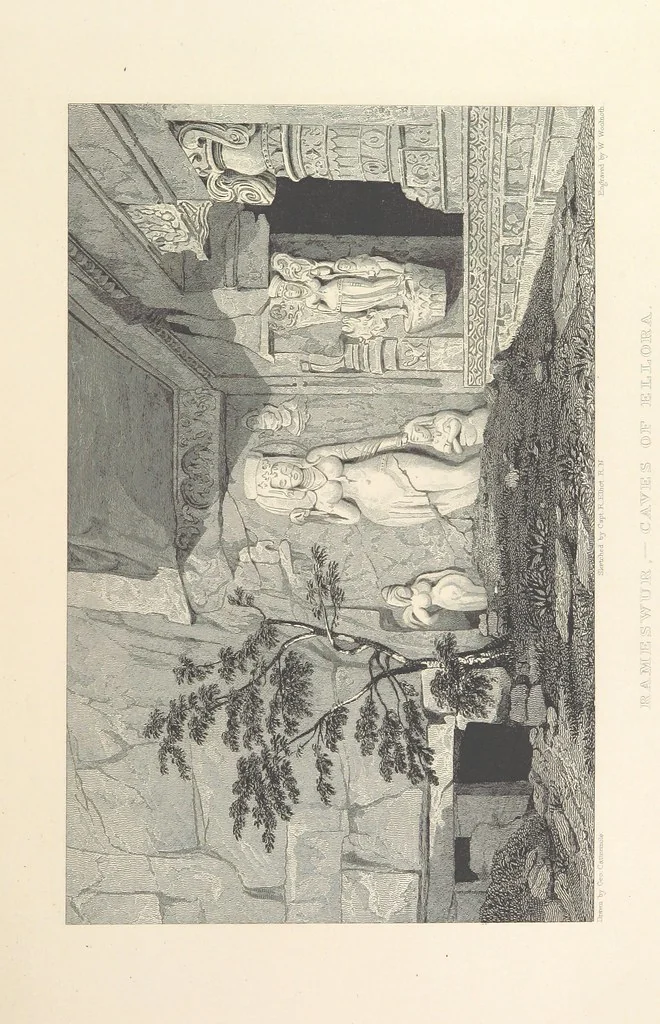 An illustration from Hindostan; its landscapes, palaces, temples, tombs; the shores of the Red Sea; and the ... scenery of the Himalaya Mountains, illustrated in a series of views. With descriptions by E. Roberts, 1850, leaf 233