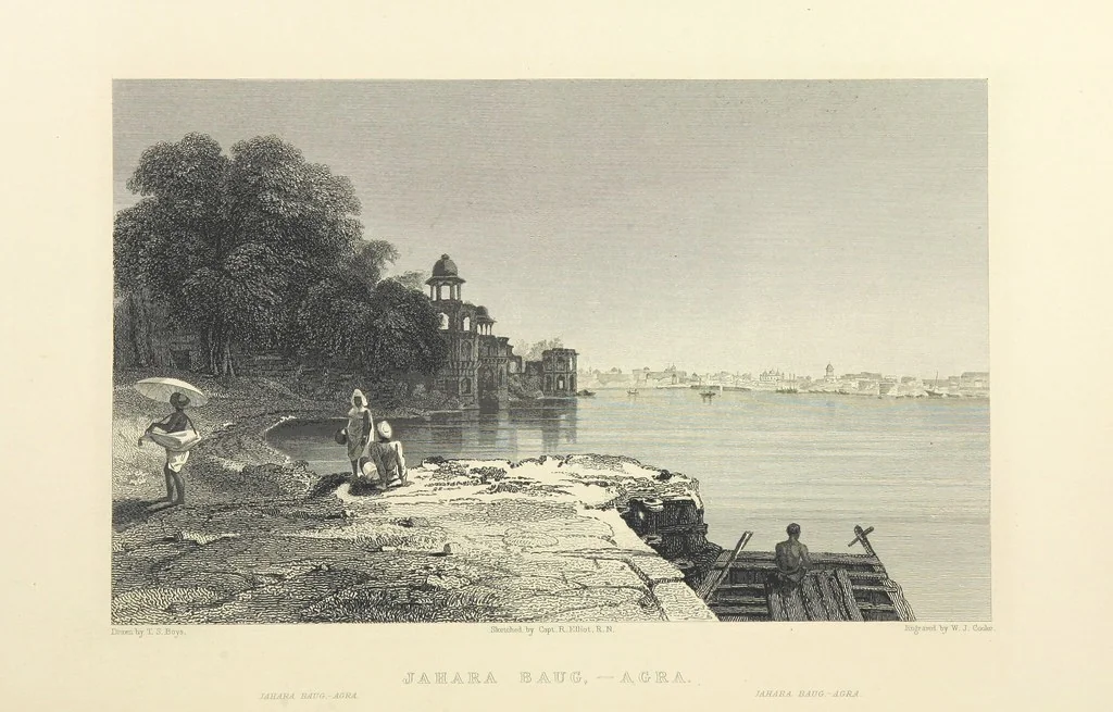 An illustration from Hindostan; its landscapes, palaces, temples, tombs; the shores of the Red Sea; and the ... scenery of the Himalaya Mountains, illustrated in a series of views. With descriptions by E. Roberts, 1850, leaf 292