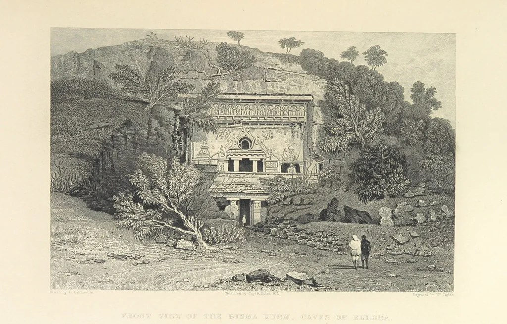 An illustration from Hindostan; its landscapes, palaces, temples, tombs; the shores of the Red Sea; and the ... scenery of the Himalaya Mountains, illustrated in a series of views. With descriptions by E. Roberts, 1850, leaf 317