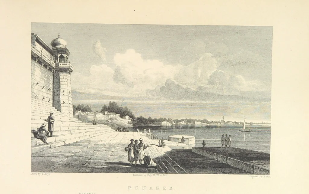 An illustration from Hindostan; its landscapes, palaces, temples, tombs; the shores of the Red Sea; and the ... scenery of the Himalaya Mountains, illustrated in a series of views. With descriptions by E. Roberts, 1850, leaf 359
