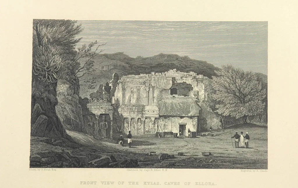 An illustration from Hindostan; its landscapes, palaces, temples, tombs; the shores of the Red Sea; and the ... scenery of the Himalaya Mountains, illustrated in a series of views. With descriptions by E. Roberts, 1850, leaf 364