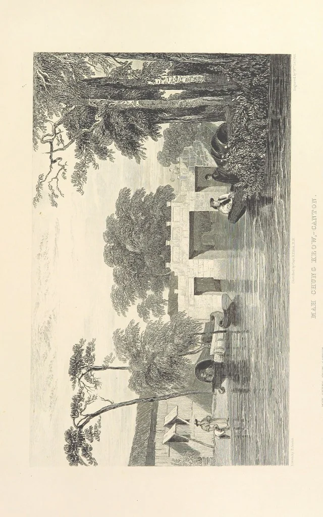 An illustration from Hindostan; its landscapes, palaces, temples, tombs; the shores of the Red Sea; and the ... scenery of the Himalaya Mountains, illustrated in a series of views. With descriptions by E. Roberts, 1850, leaf 401