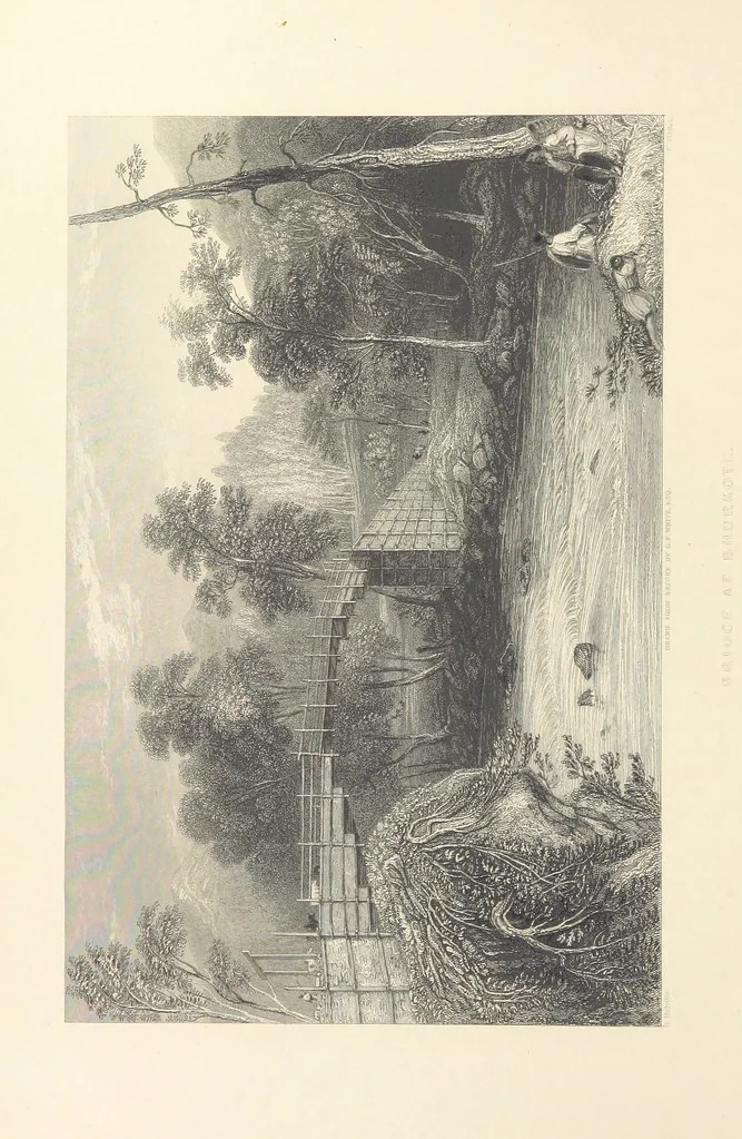 An illustration from Hindostan; its landscapes, palaces, temples, tombs; the shores of the Red Sea; and the ... scenery of the Himalaya Mountains, illustrated in a series of views. With descriptions by E. Roberts, 1850, leaf 410