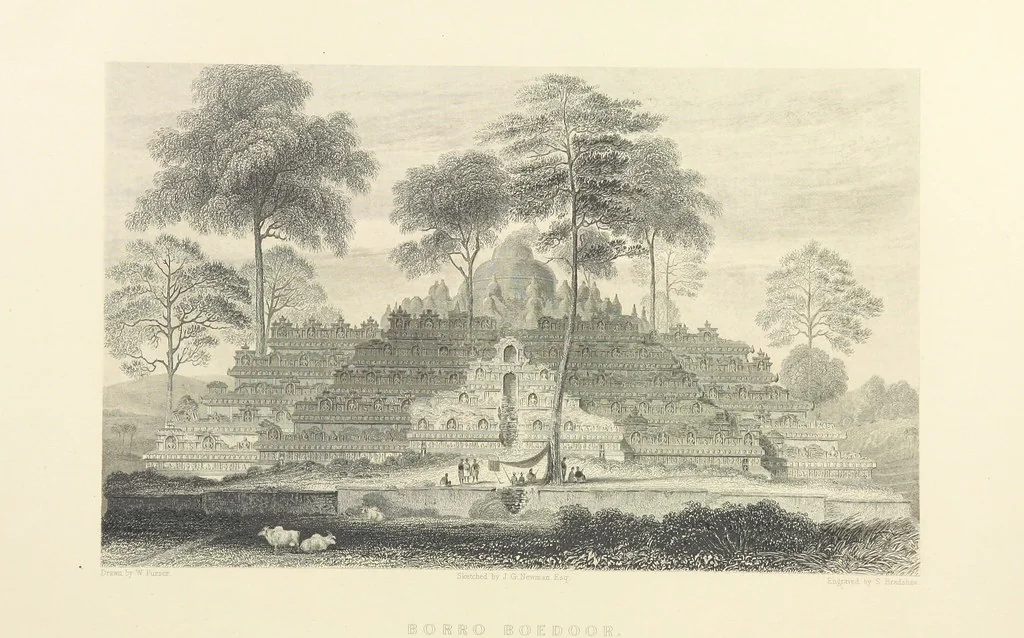 An illustration from Hindostan; its landscapes, palaces, temples, tombs; the shores of the Red Sea; and the ... scenery of the Himalaya Mountains, illustrated in a series of views. With descriptions by E. Roberts, 1850, leaf 414