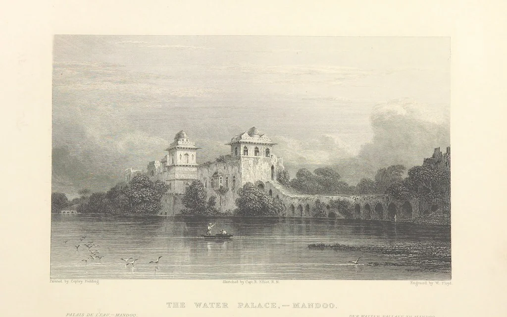 An illustration from Hindostan; its landscapes, palaces, temples, tombs; the shores of the Red Sea; and the ... scenery of the Himalaya Mountains, illustrated in a series of views. With descriptions by E. Roberts, 1850, leaf 90