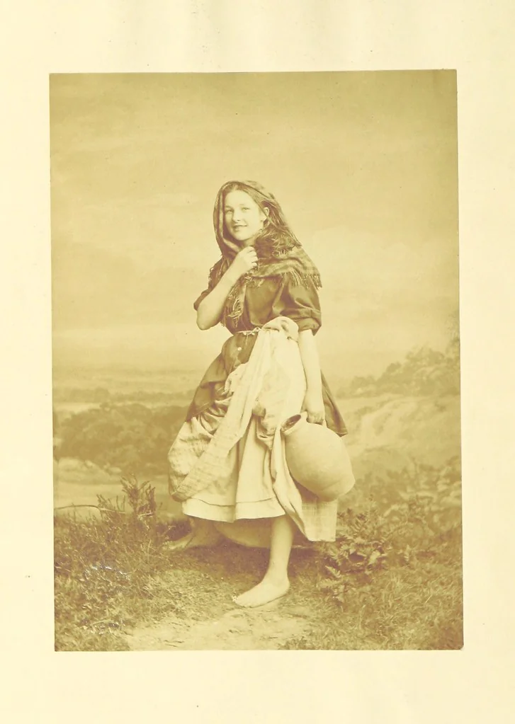 An illustration from Pictorial Effect in Photography: being hints on composition and chiaroscuro for photographers. To which is added a chapter on combination painting, 1869, leaf 120