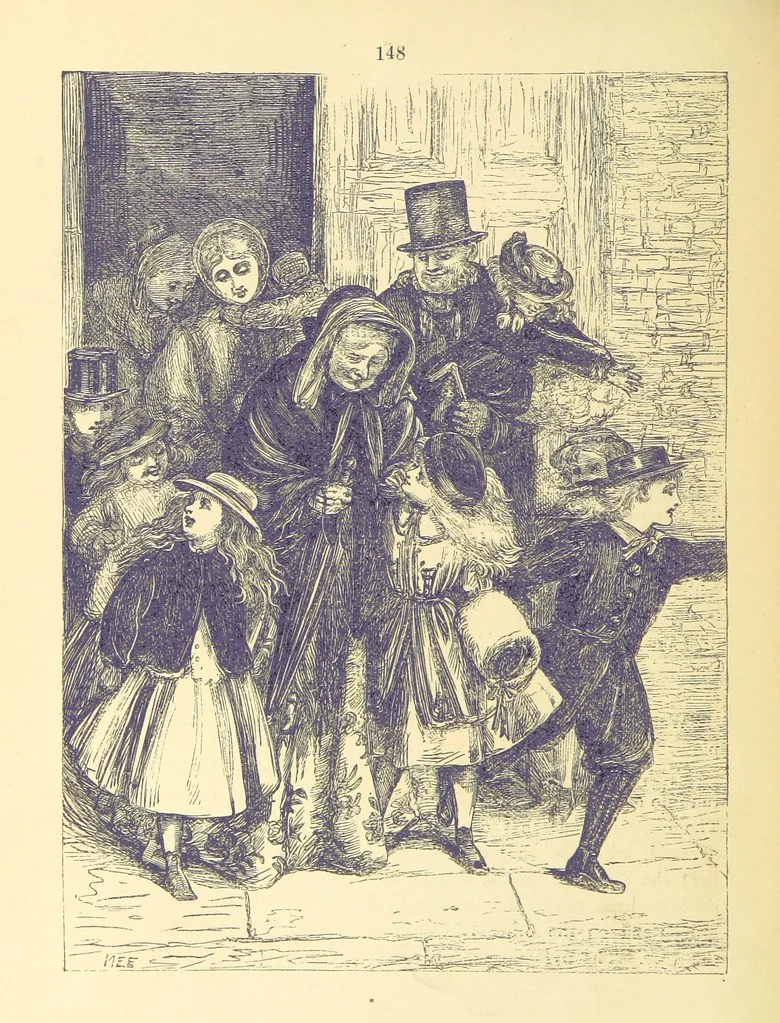 An illustration from Pictorial Effect in Photography: being hints on composition and chiaroscuro for photographers. To which is added a chapter on combination painting, 1869, leaf 162