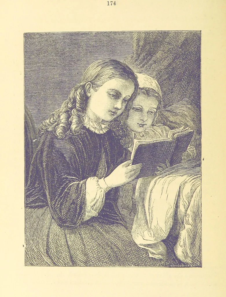 An illustration from Pictorial Effect in Photography: being hints on composition and chiaroscuro for photographers. To which is added a chapter on combination painting, 1869, leaf 188