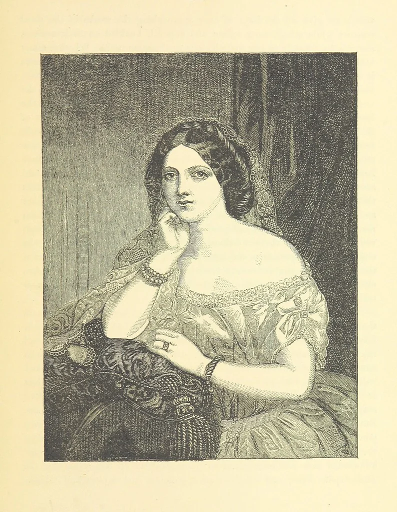 An illustration from Pictorial Effect in Photography: being hints on composition and chiaroscuro for photographers. To which is added a chapter on combination painting, 1869, leaf 195