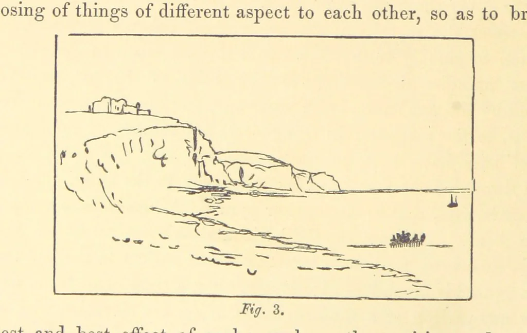 An illustration from Pictorial Effect in Photography: being hints on composition and chiaroscuro for photographers. To which is added a chapter on combination painting, 1869, leaf 30