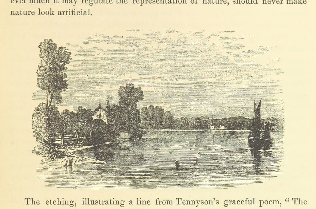 An illustration from Pictorial Effect in Photography: being hints on composition and chiaroscuro for photographers. To which is added a chapter on combination painting, 1869, leaf 39