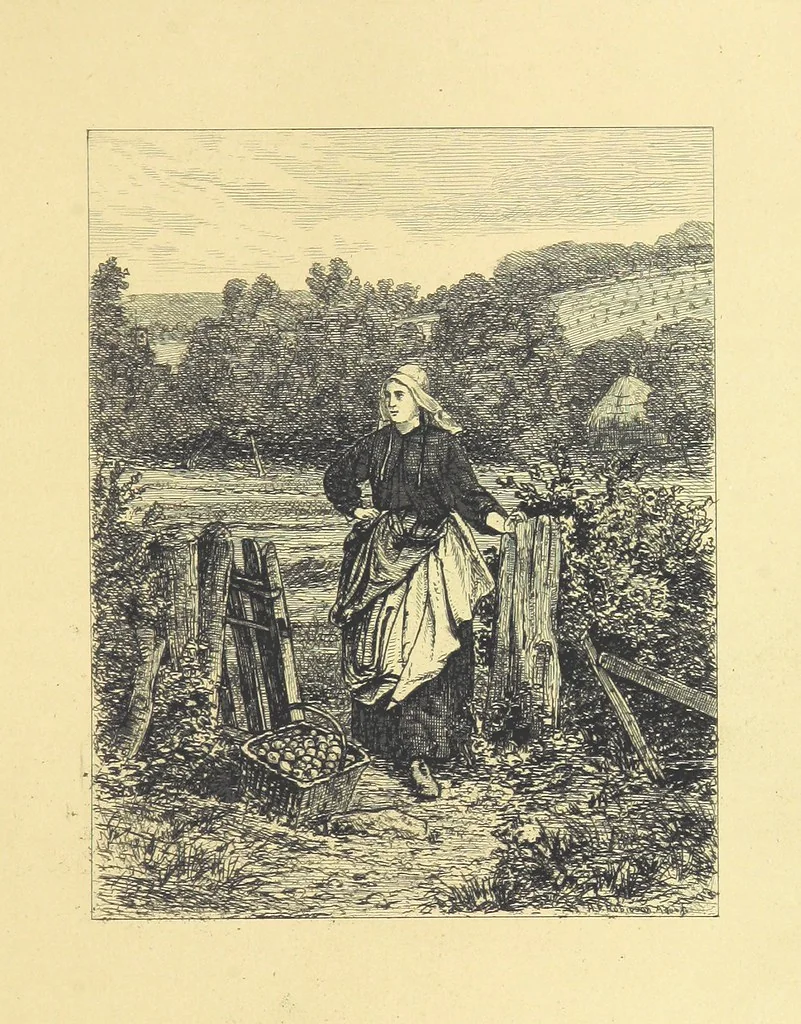 An illustration from Pictorial Effect in Photography: being hints on composition and chiaroscuro for photographers. To which is added a chapter on combination painting, 1869, leaf 61