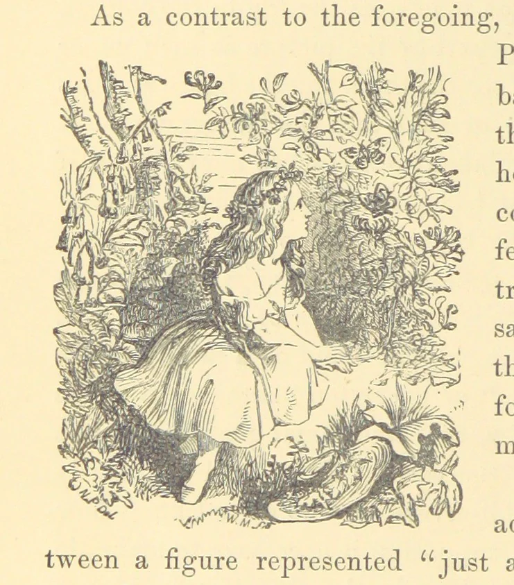 An illustration from Pictorial Effect in Photography: being hints on composition and chiaroscuro for photographers. To which is added a chapter on combination painting, 1869, leaf 76