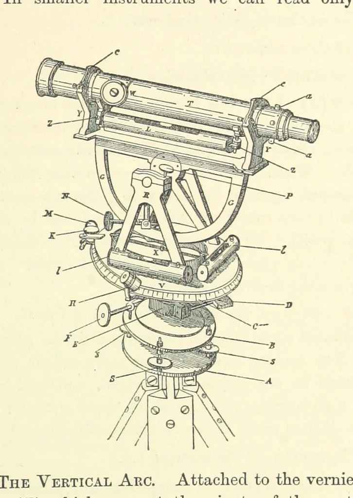 An illustration from A Treatise on Marine Surveying: prepared for the use of younger Naval Officers, etc, 1882, leaf 125