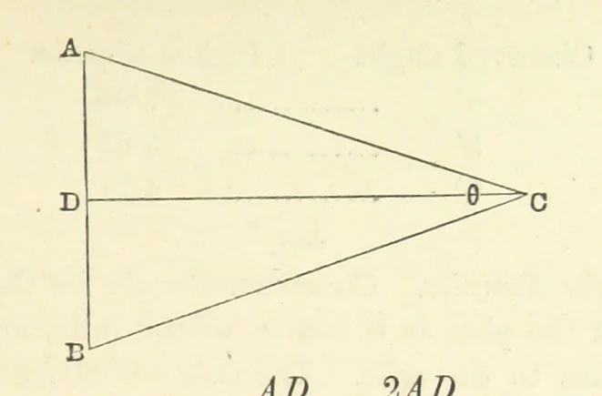 An illustration from A Treatise on Marine Surveying: prepared for the use of younger Naval Officers, etc, 1882, leaf 135