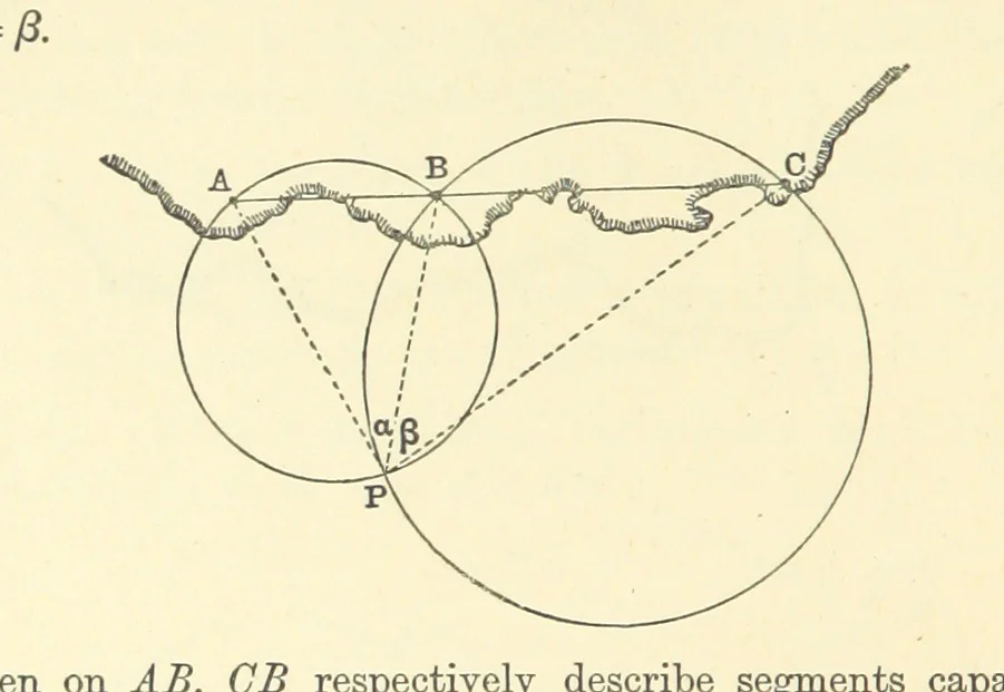 An illustration from A Treatise on Marine Surveying: prepared for the use of younger Naval Officers, etc, 1882, leaf 80