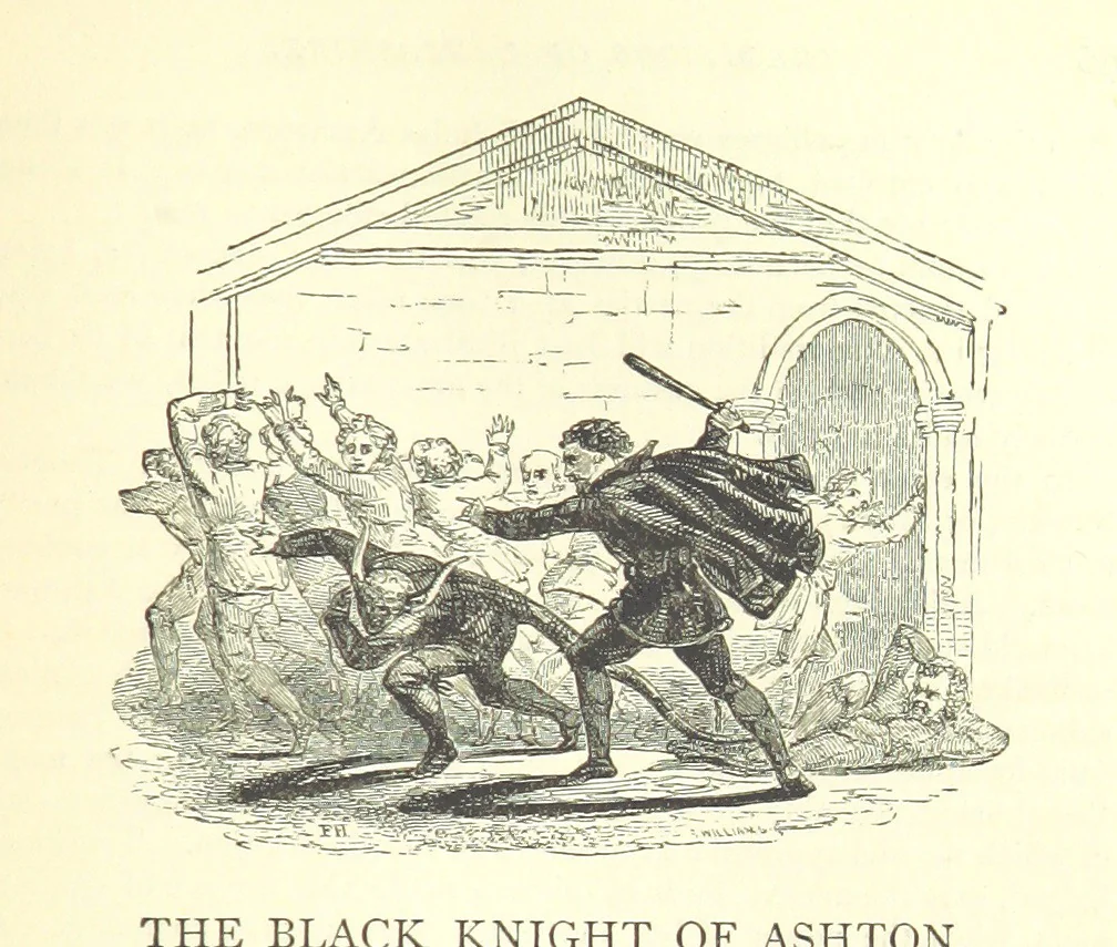 An illustration from Traditions of Lancashire ... Illustrated ... Fourth edition, 1879, leaf 135