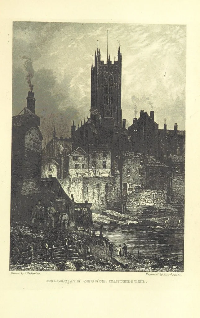 An illustration from Traditions of Lancashire ... Illustrated ... Fourth edition, 1879, leaf 255