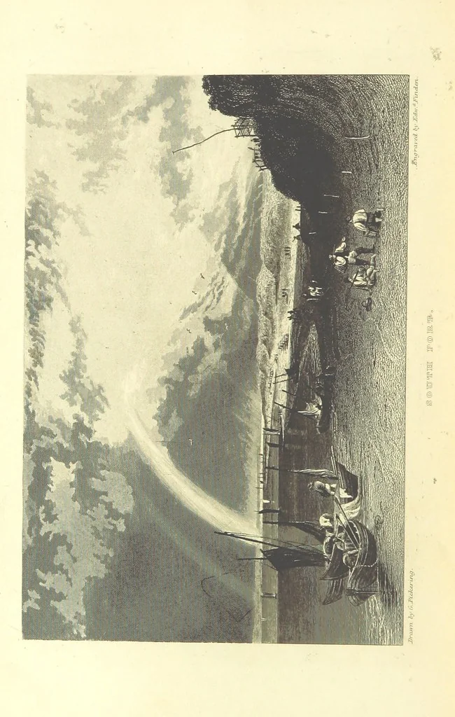 An illustration from Traditions of Lancashire ... Illustrated ... Fourth edition, 1879, leaf 414
