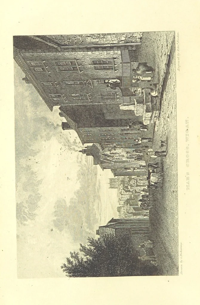An illustration from Traditions of Lancashire ... Illustrated ... Fourth edition, 1879, leaf 62