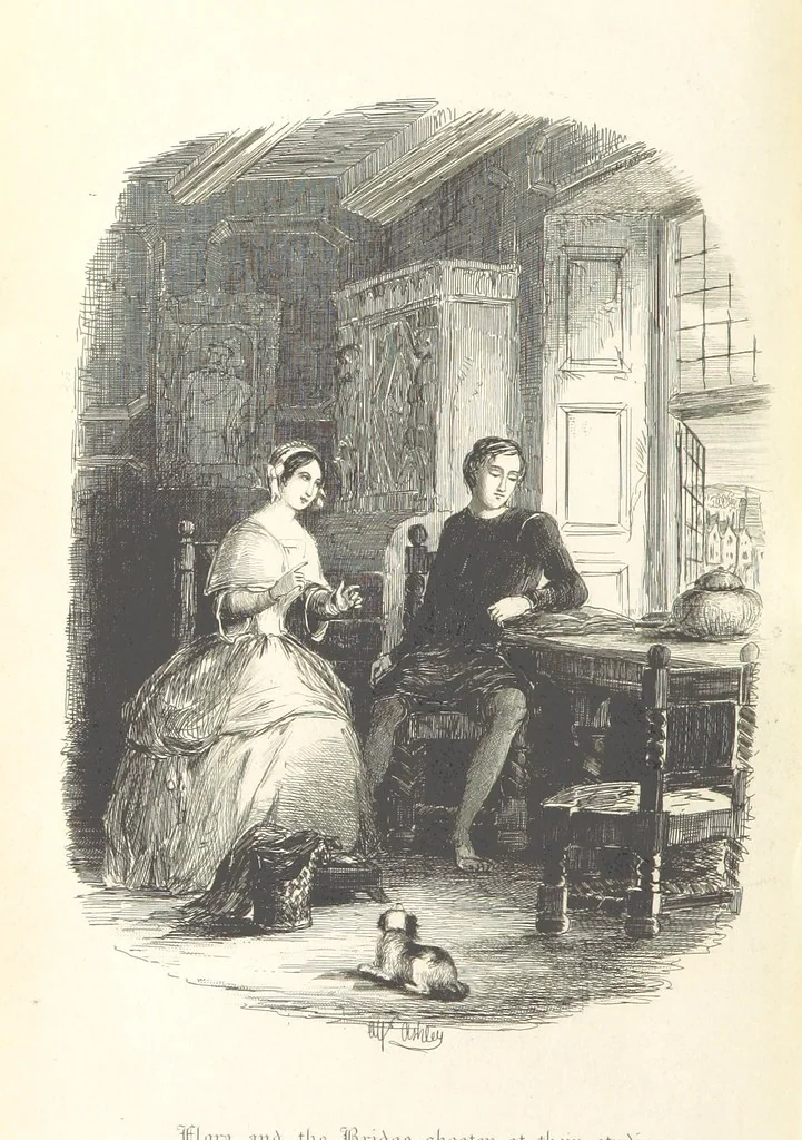 An illustration from Old London Bridge, a romance of the sixteenth century. Illustrated by A. Ashley, 1848, leaf 132