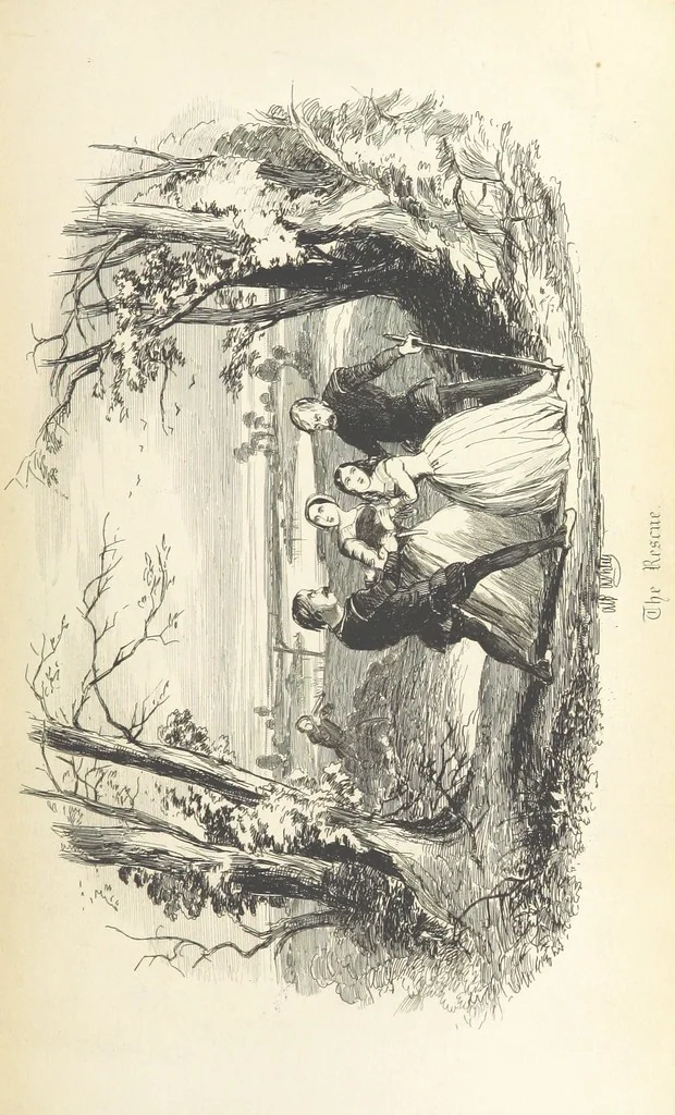 An illustration from Old London Bridge, a romance of the sixteenth century. Illustrated by A. Ashley, 1848, leaf 267