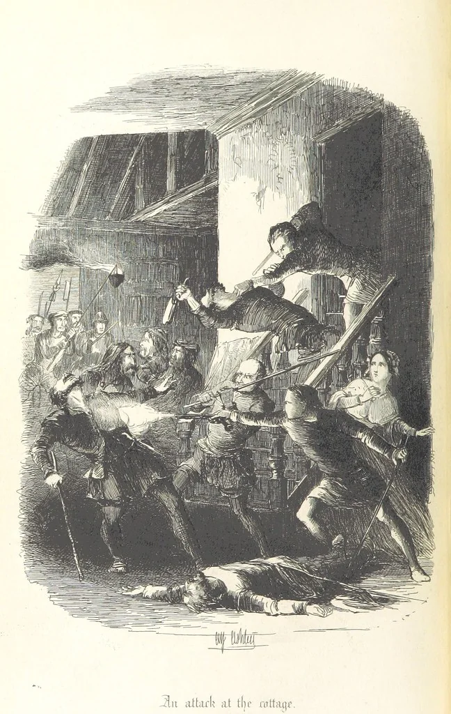 An illustration from Old London Bridge, a romance of the sixteenth century. Illustrated by A. Ashley, 1848, leaf 372