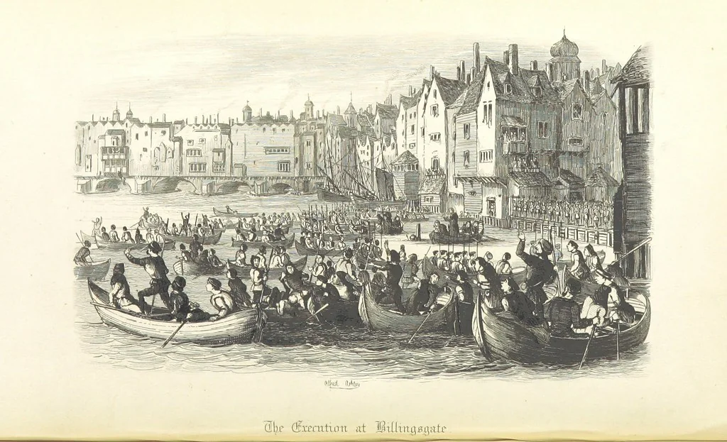 An illustration from Old London Bridge, a romance of the sixteenth century. Illustrated by A. Ashley, 1848, leaf 88