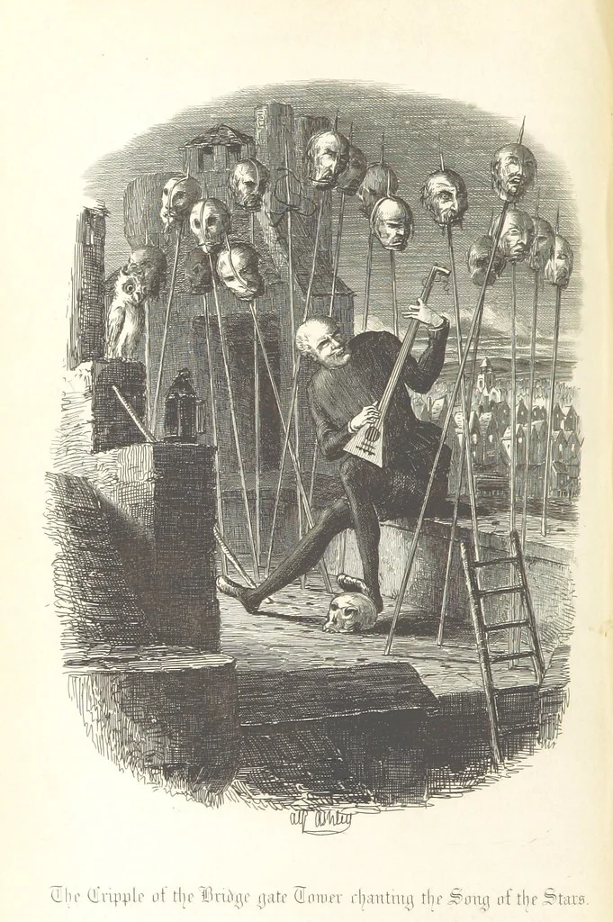 An illustration from Old London Bridge, a romance of the sixteenth century. Illustrated by A. Ashley, 1848, leaf 92