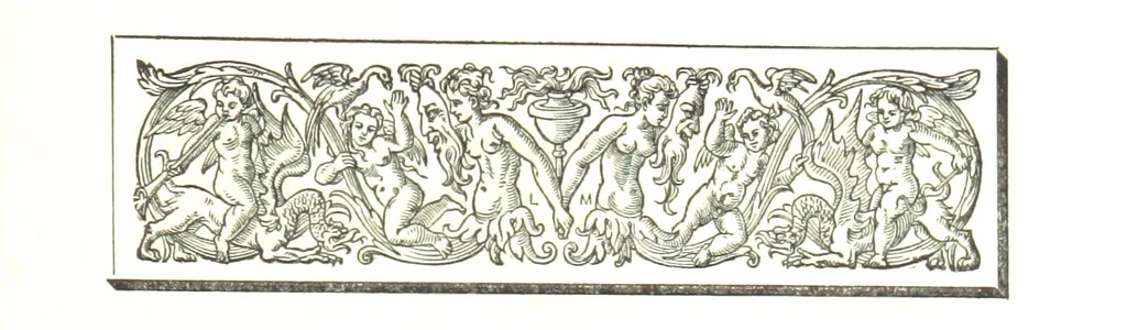 An illustration from Les anciennes provinces de la France. Études étymologiques et onomatologiques sur leur nom et celui de leurs habitants, 1885, leaf 47