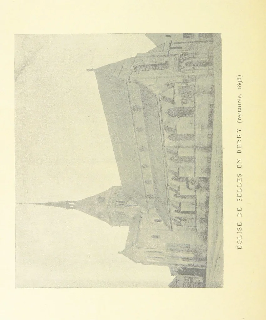 An illustration from Histoire de Selles en Berry et de ses seigneurs, etc, 1899, leaf 316