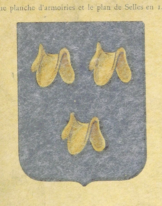 An illustration from Histoire de Selles en Berry et de ses seigneurs, etc, 1899, leaf 5