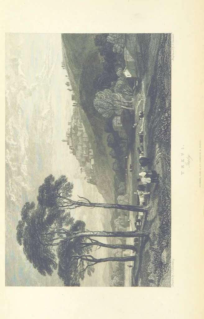 An illustration from The Continental Tourist. Views of Cities and Scenery in Italy, France, and Switzerland. From original drawings by S. Prout, ... and J. D. Harding, with descriptions in English by T. Roscoe, and in French by A. Sosson, 1849, leaf 160