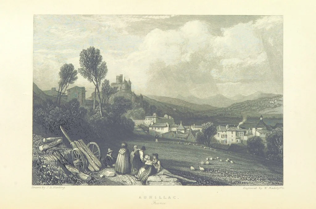 An illustration from The Continental Tourist. Views of Cities and Scenery in Italy, France, and Switzerland. From original drawings by S. Prout, ... and J. D. Harding, with descriptions in English by T. Roscoe, and in French by A. Sosson, 1849, leaf 164