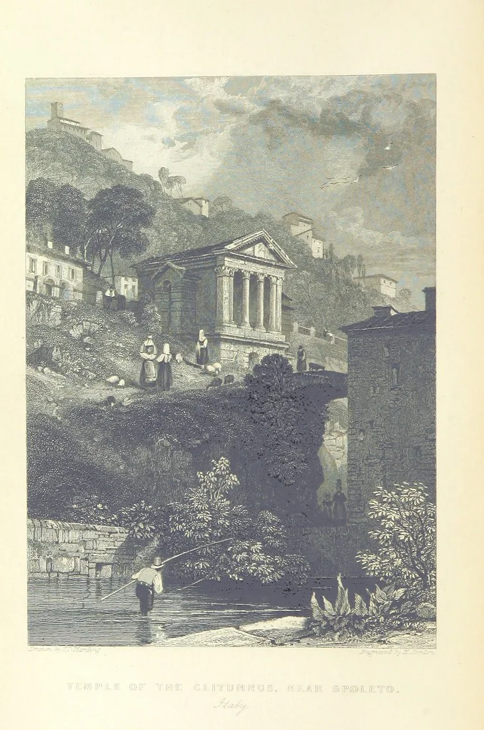 An illustration from The Continental Tourist. Views of Cities and Scenery in Italy, France, and Switzerland. From original drawings by S. Prout, ... and J. D. Harding, with descriptions in English by T. Roscoe, and in French by A. Sosson, 1849, leaf 202