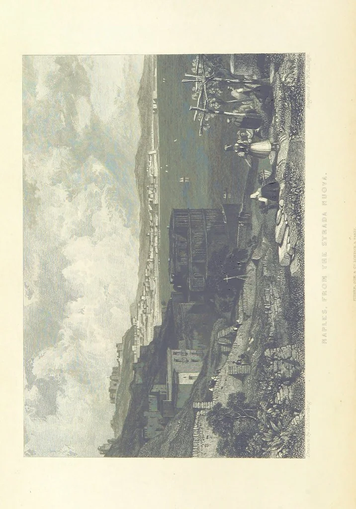 An illustration from The Continental Tourist. Views of Cities and Scenery in Italy, France, and Switzerland. From original drawings by S. Prout, ... and J. D. Harding, with descriptions in English by T. Roscoe, and in French by A. Sosson, 1849, leaf 206