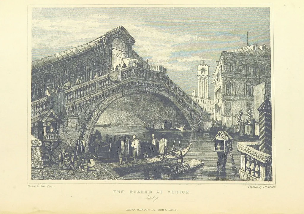 An illustration from The Continental Tourist. Views of Cities and Scenery in Italy, France, and Switzerland. From original drawings by S. Prout, ... and J. D. Harding, with descriptions in English by T. Roscoe, and in French by A. Sosson, 1849, leaf 292