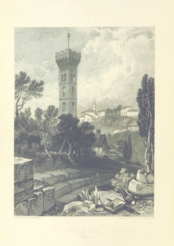 An illustration from The Continental Tourist. Views of Cities and Scenery in Italy, France, and Switzerland. From original drawings by S. Prout, ... and J. D. Harding, with descriptions in English by T. Roscoe, and in French by A. Sosson, 1849, leaf 390