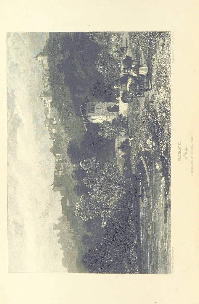 An illustration from The Continental Tourist. Views of Cities and Scenery in Italy, France, and Switzerland. From original drawings by S. Prout, ... and J. D. Harding, with descriptions in English by T. Roscoe, and in French by A. Sosson, 1849, leaf 428