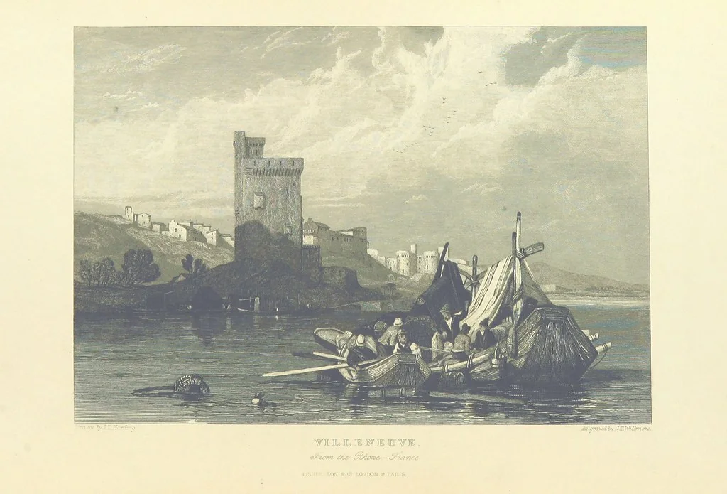 An illustration from The Continental Tourist. Views of Cities and Scenery in Italy, France, and Switzerland. From original drawings by S. Prout, ... and J. D. Harding, with descriptions in English by T. Roscoe, and in French by A. Sosson, 1849, leaf 436