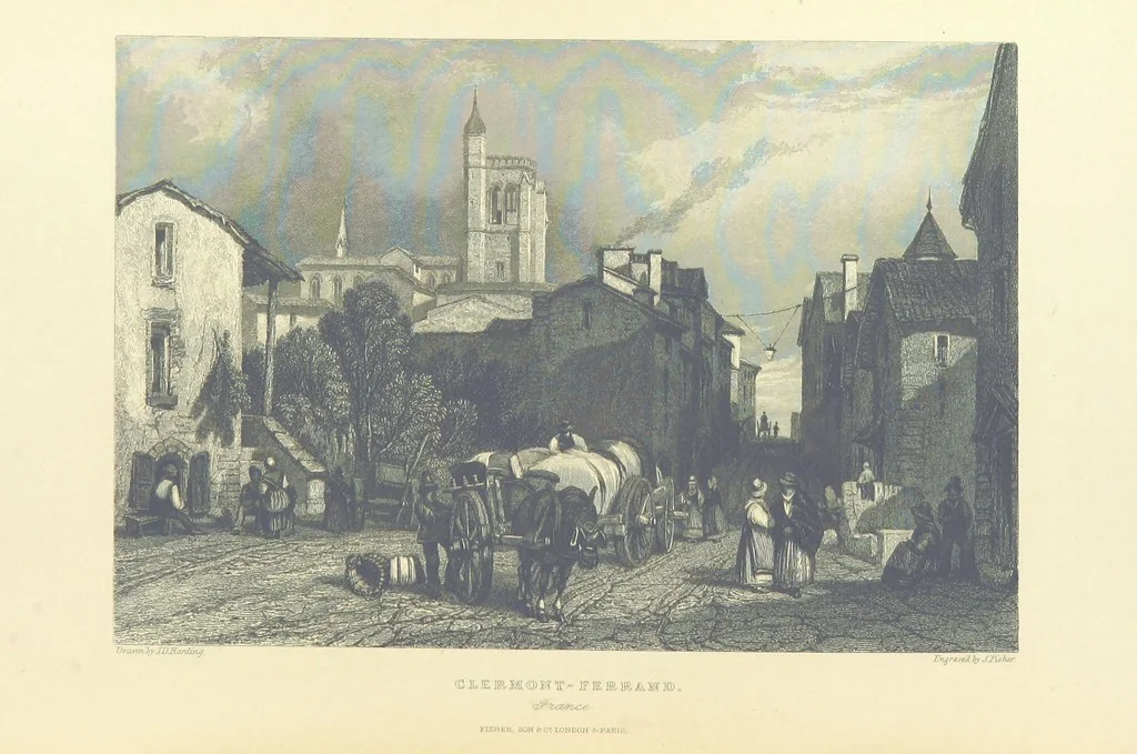 An illustration from The Continental Tourist. Views of Cities and Scenery in Italy, France, and Switzerland. From original drawings by S. Prout, ... and J. D. Harding, with descriptions in English by T. Roscoe, and in French by A. Sosson, 1849, leaf 444