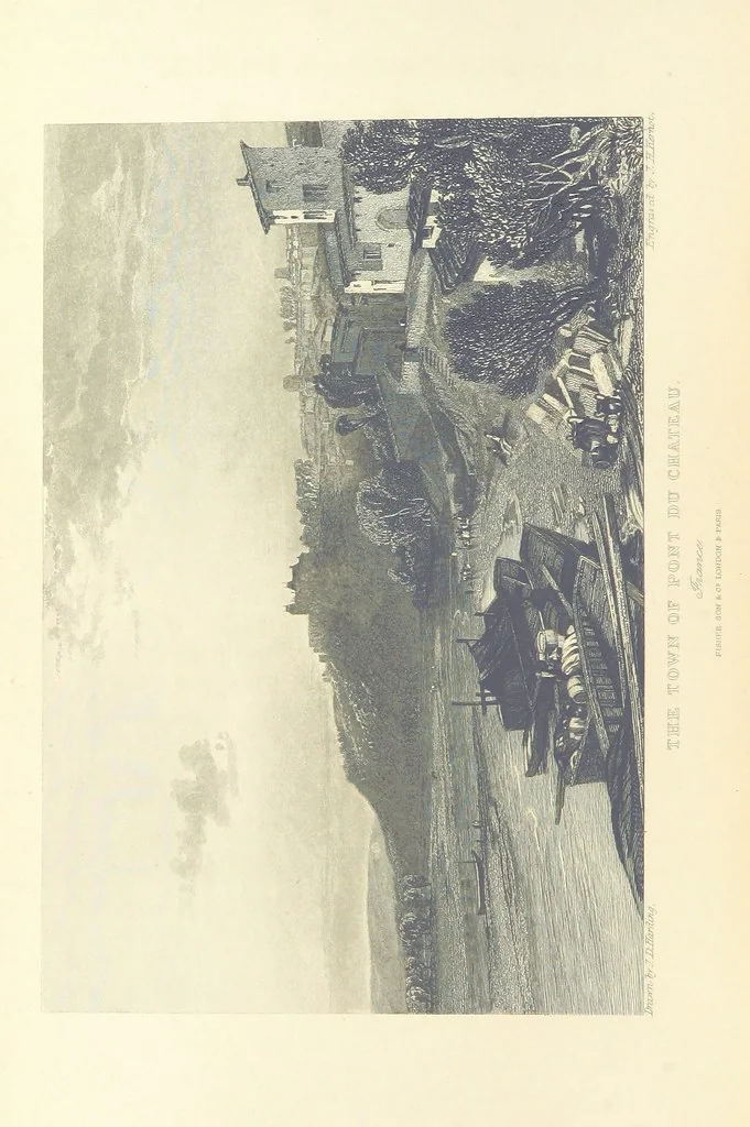 An illustration from The Continental Tourist. Views of Cities and Scenery in Italy, France, and Switzerland. From original drawings by S. Prout, ... and J. D. Harding, with descriptions in English by T. Roscoe, and in French by A. Sosson, 1849, leaf 448