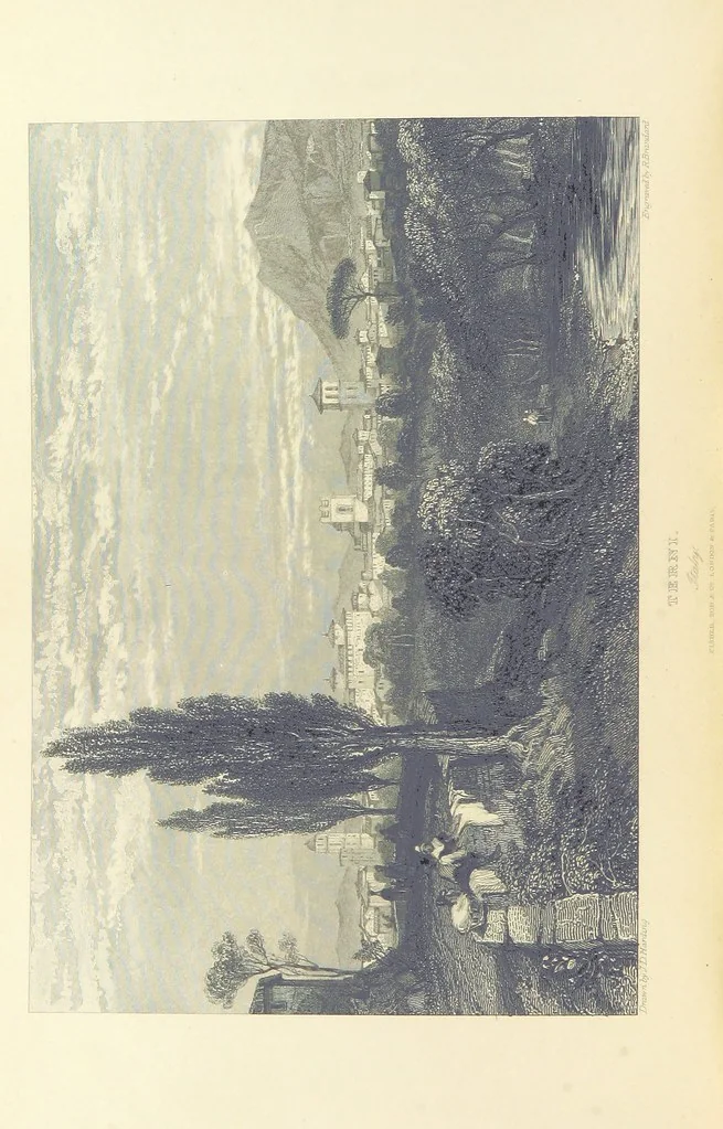 An illustration from The Continental Tourist. Views of Cities and Scenery in Italy, France, and Switzerland. From original drawings by S. Prout, ... and J. D. Harding, with descriptions in English by T. Roscoe, and in French by A. Sosson, 1849, leaf 470