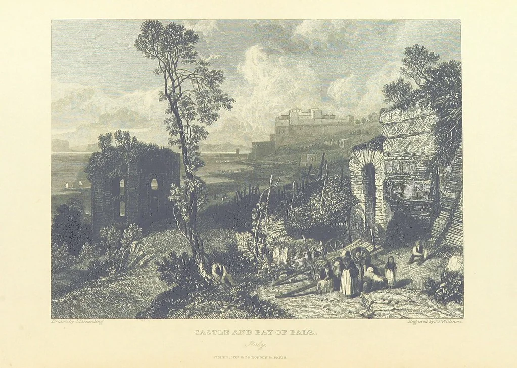 An illustration from The Continental Tourist. Views of Cities and Scenery in Italy, France, and Switzerland. From original drawings by S. Prout, ... and J. D. Harding, with descriptions in English by T. Roscoe, and in French by A. Sosson, 1849, leaf 474