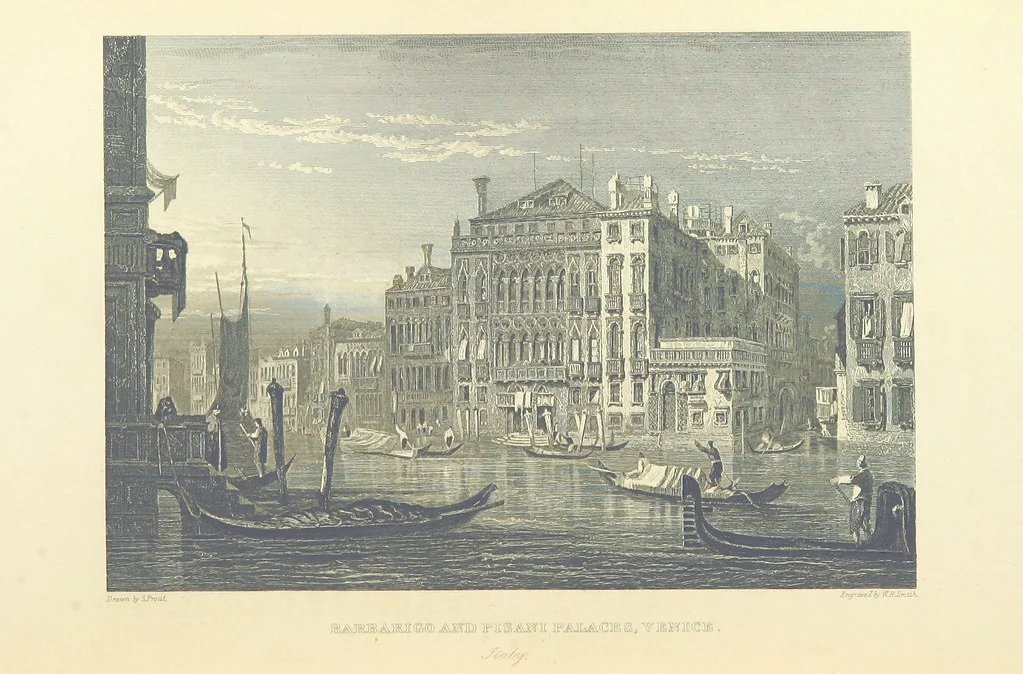 An illustration from The Continental Tourist. Views of Cities and Scenery in Italy, France, and Switzerland. From original drawings by S. Prout, ... and J. D. Harding, with descriptions in English by T. Roscoe, and in French by A. Sosson, 1849, leaf 522