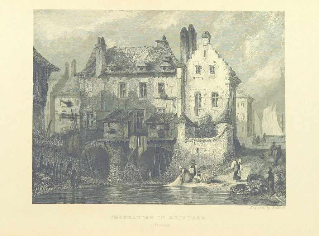 An illustration from The Continental Tourist. Views of Cities and Scenery in Italy, France, and Switzerland. From original drawings by S. Prout, ... and J. D. Harding, with descriptions in English by T. Roscoe, and in French by A. Sosson, 1849, leaf 534