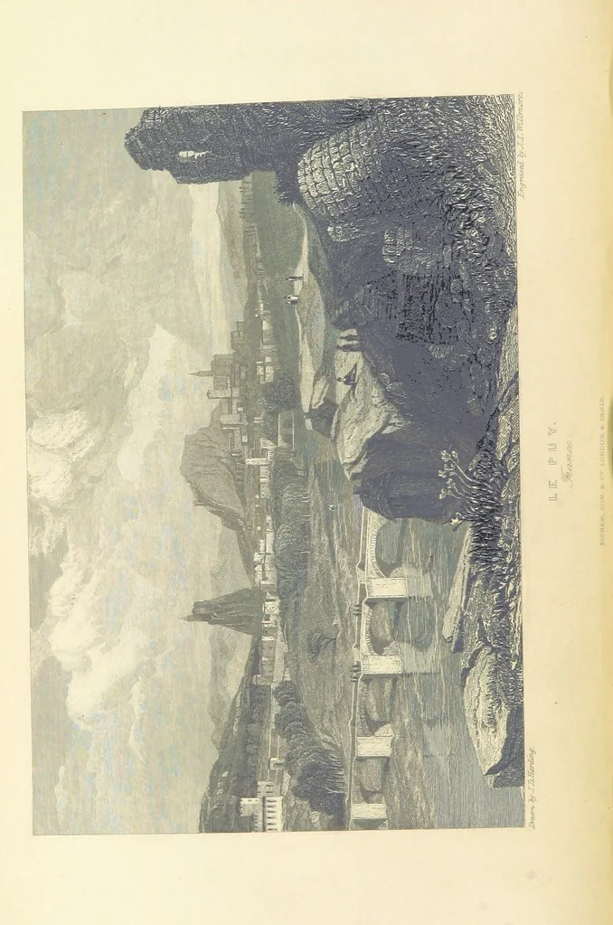 An illustration from The Continental Tourist. Views of Cities and Scenery in Italy, France, and Switzerland. From original drawings by S. Prout, ... and J. D. Harding, with descriptions in English by T. Roscoe, and in French by A. Sosson, 1849, leaf 88