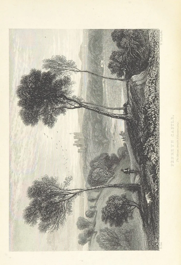 An illustration from Wanderings and Excursions in North Wales, with 51 engravings, by Radclyffe, from drawings by Cattermole, Cox, etc, 1853, leaf 179